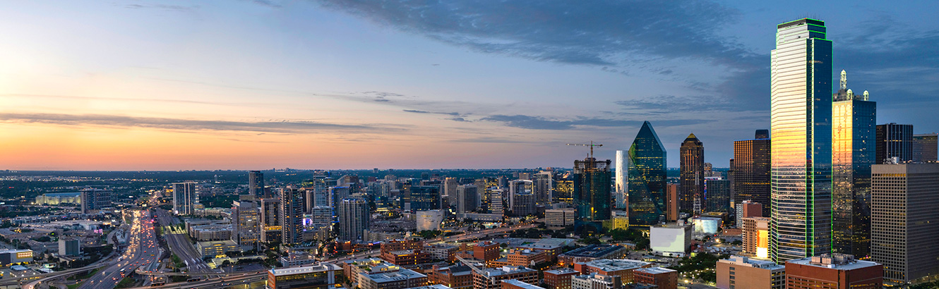 Skyline of Dallas, TX